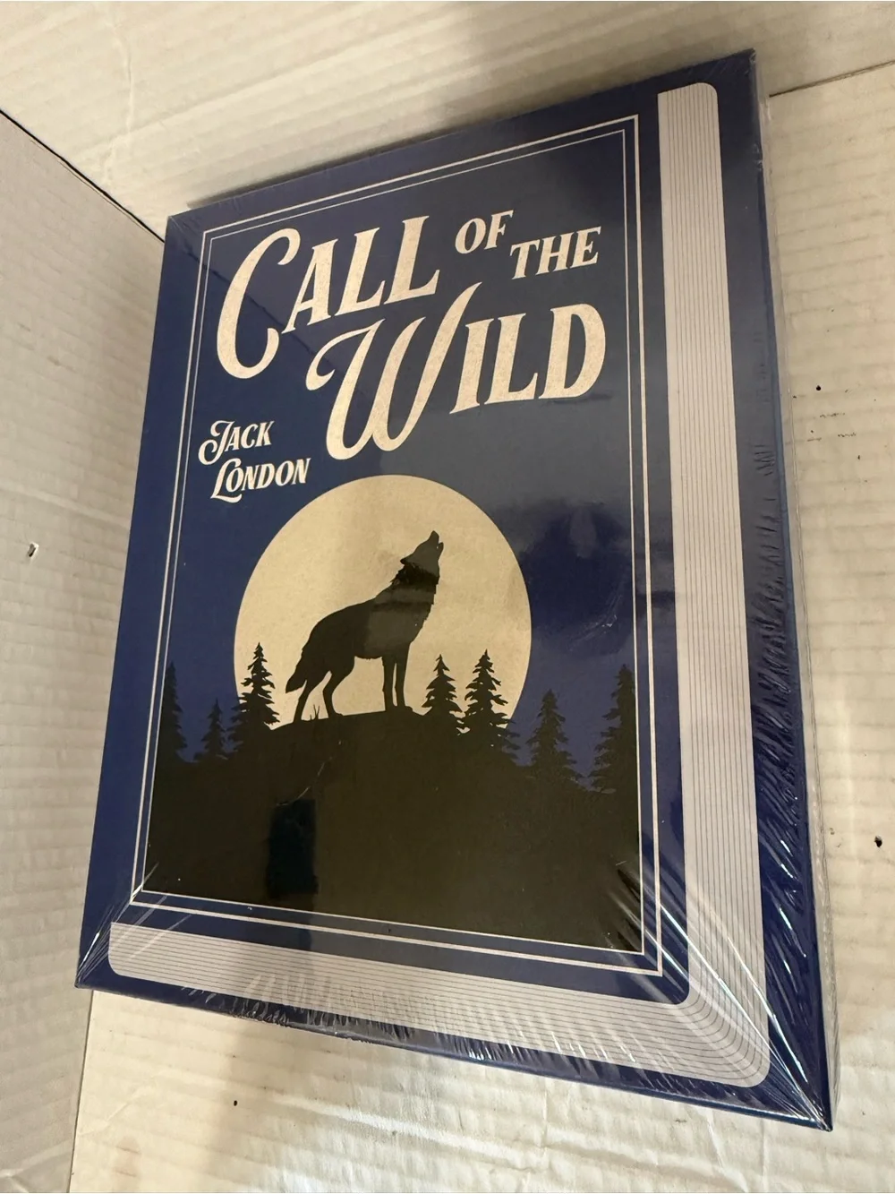 Once Upon A Book Club 1000 Pc Puzzle Call Of The Wild Jack London Cover RARE